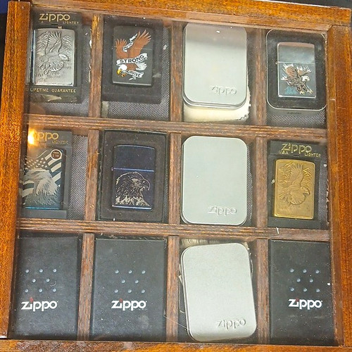 Zippo lighters lot collection - zippo,