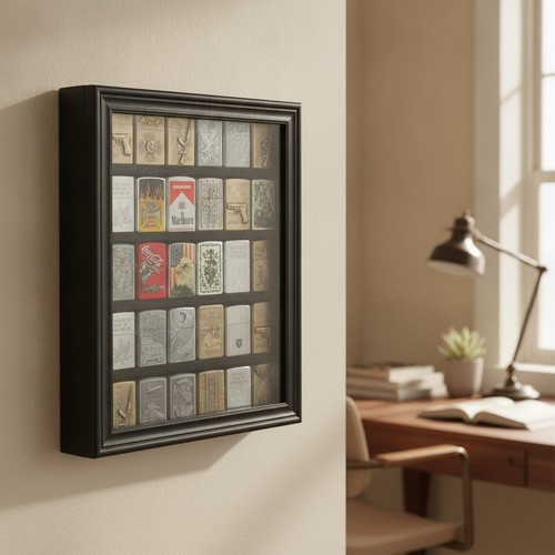 Lighter wall display - wall, case